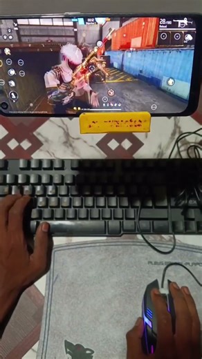 Mobile Keyboard Setup vs PC Gaming You'll Be Shocked!🤯 #customhud #gamekeyboard