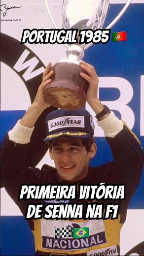 PRIMEIRA VITÓRIA DE AYRTON SENNA NA FÓRMULA 1 🏁🇧🇷 #shorts