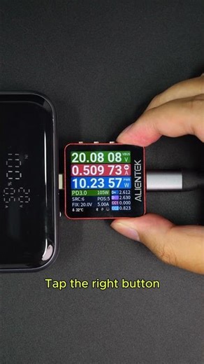 This USB Tester Shows EVERYTHING ⚡ (C2 Deep Look) #alientek #c2 #shorts