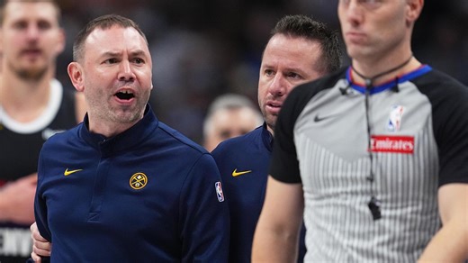 Nuggets' coach David Adelman ejected in the 4th quarter