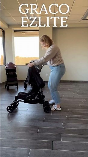 How to fold and unfold Graco EZLite?💙 #travel #stroller