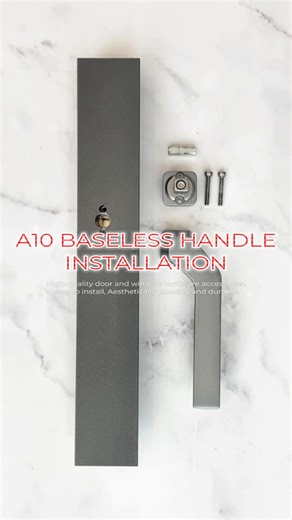 A10 baseless handle installation tutorial #inke #hardware #casementwindow #handle #installation | Inke
