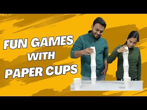 Crazy Paper Cup Games for Kids & Family | Indoor Fun Ideas