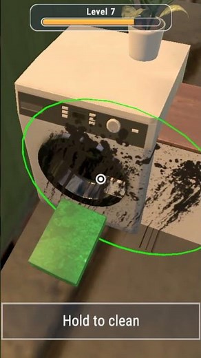 Cleaning in spong - Cleaning Simulator