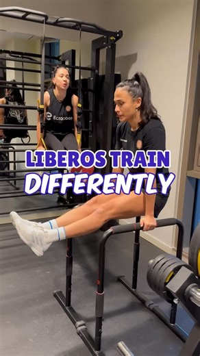 Rett Larson ~ NoZombies on Instagram: "Liberos train differently. Speed, reactivity, and quickness matter more than vertical jump. So their work looks different— hip flexors, quick feet, and strength in low defensive positions. Same weight room. Different priorities. This is a snapshot from one session, by no means our complete program but let me know if you want to see more. Some speed work seen here was inspired by the gurus at @landmineuniversity and @pow3rplus"