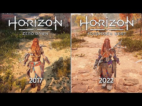 Horizon Forbidden West vs Horizon Zero Dawn - Physics and Details Comparison