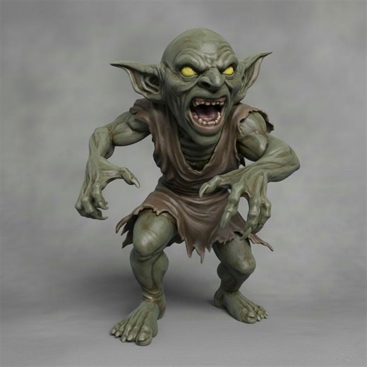 Goblin - Assailant - 3D Printed - STL - Digital File - Etsy Canada