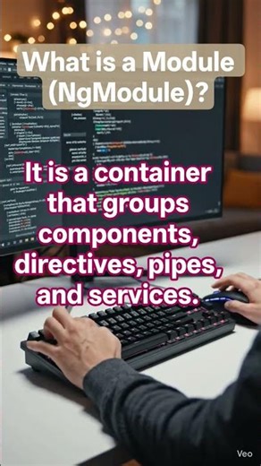Angular NgModule Explained 🚀 | Interview Question 🔥 #shorts#codinglife #techvideos #viralshorts #web