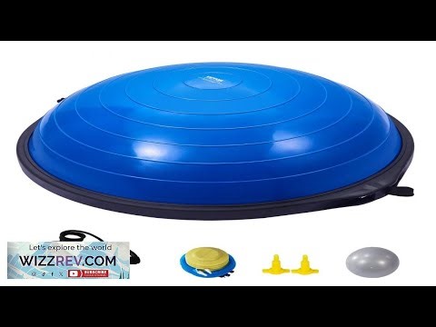 VEVOR Half Exercise Ball Trainer 26 inch Balance Ball Trainer 1500lbs Capacity