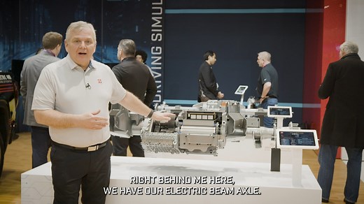 AAM’s e-Beam axle combines innovations like a high-speed motor that runs at 24,000 RPMs and a fully integrated oil cooled inverter to create a small, compact and power dense package. Our VP of Innovation Craig Renneker shares here how our e-Beam axle technology is #BringingTheFutureFaster. Need to know more? Visit AAM.com/Future. | AAM - American Axle & Manufacturing