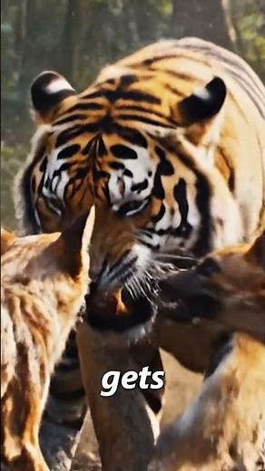 Tigers vs Dhole