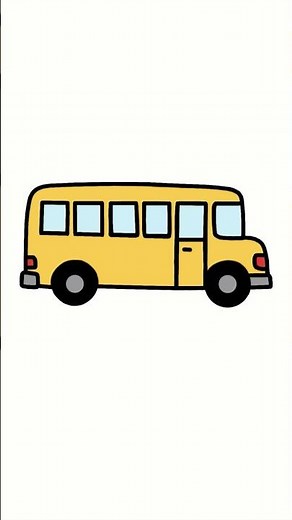 How to Draw a Cute School Bus | Step-by-Step Drawing Tutorial 🚌