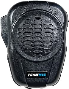 PRYMEMAX™ BTH-600-MAX Bluetooth Speaker Microphone for 2-Way Radios with Onboard Bluetooth or a PRYMEBLU® Adapter, and Cellphones/Tablets Using PTT(PoC) Apps ZELLO, ESChat, Wave, and Others
