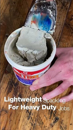 Onetime® Lightweight Spackling for heavy-duty jobs. #shorts #youtubeshorts #subscribe