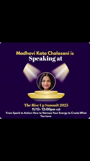 I’m honored to be a speaker at The Rise Up Summit 2025! ✨ Hosted by Michelle Paczesny and Bossladies Creating Empires This free 3-day virtual summit brings together women from around the world who are ready to rise, reclaim their purpose, and step back into their confidence as we close out 2025 strong. I’ll be sharing my talk, “From Spark to Action: How to Harness Your Energy to Create What You Love”” on Nov. 13th @ Noon CST, guiding you to use your spark of inspiration & creating aligned action