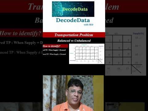 Balanced vs Unbalanced Transportation Problem | How to Identify & Solve | OR