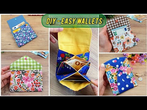 5 Easy DIY Wallets You Can Sew in No Time – All in One Guide! ⏱