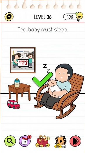 brain test level 36 #braingames #shorts