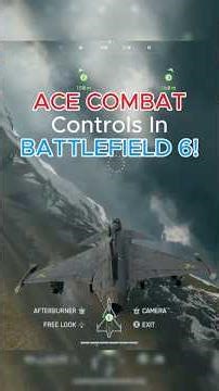 How To Fly EXACTLY Like ACE COMBAT In BATTLEFIELD 6! #battlefield6 #bf6 #battlefield6clips #z3r0