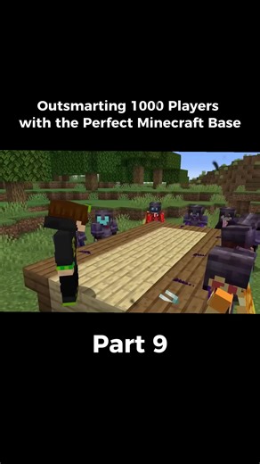 Outsmarting 1000 Players with the Ultimate Minecraft Base - Part 9