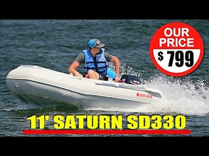 Testing the $799 Saturn Inflatable Boat SD330 in Haulover Inlet | BoatsToGo.com