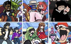 Friday Night Funkin' 岳父岳母的不同mod Cocoa but Parents turn a Different Skin Mod used