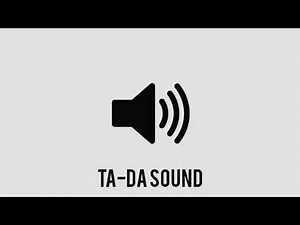 Ta-da - Sound Effect (Free)