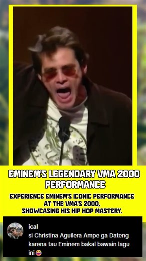 Eminem’s iconic performance at VMA’s 2000 #eminem #slimshady #performance #hiphop #goat🐐 #legend