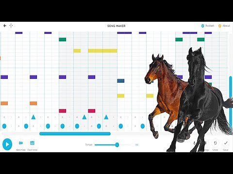 I made Old Town Road using Google Song Maker!