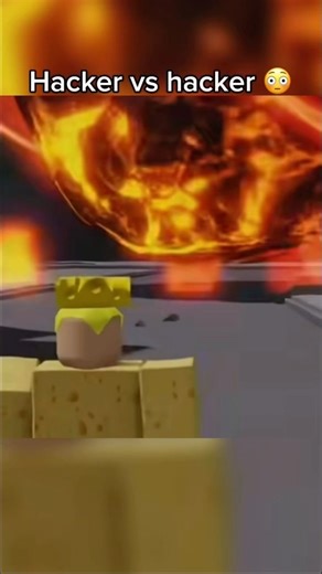 Epic Hacker vs Hacker battle in Roblox 😳