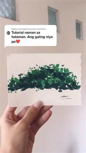 Tutorial: How to Draw Bushes with Color Pencil