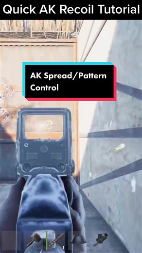 Quick Rust Ak recoil pattern tutorial #rust #rustgame #rustak #rustconsole #rusttok #rustclips #rusty