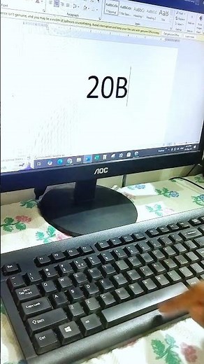 How to Type Bitcoin Sign Using Keyboard ⌨️ ₿ #TechTips #shorts