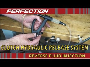 Clutch Hydraulic Release System Reverse Fluid Injection