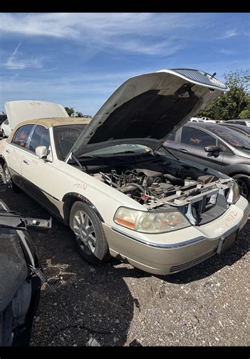 Would you have saved this 2005 Lincoln town car? #pantherplatform #lincolntowncar #crownvictoria #fyp #junkyard