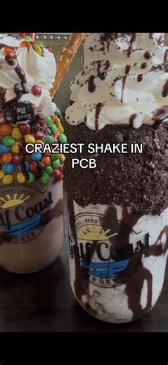 Panama City Beach has some crazy food spots… but these Cat 5 milkshakes might be the wildest 🤯🍦 10/10 would absolutely get this again. 📍 Gulf Coast Burger Co #panamacitybeach #travelcreator #floridafood #milkshake #beachvacation