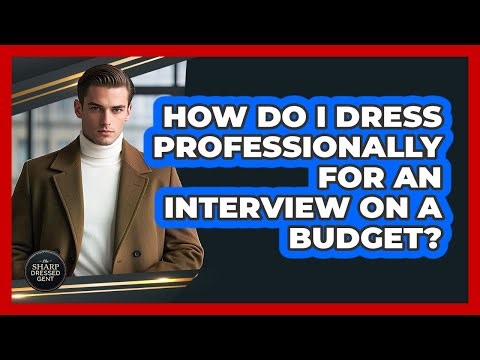 How Do I Dress Professionally For An Interview On A Budget? - The Sharp Dressed Gent