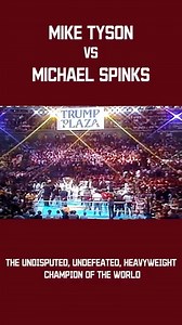 Mike Tyson Vs. Michael Spinks #boxing #miketyson #boxingfans | The Greatest Boxing