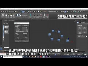 Circle and Spiral Array | Maya