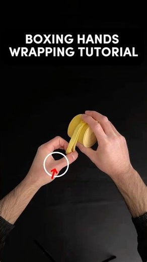 Boxing hands wrapping tutorial✔️#boxer #boxing #boxingtraining #boxingcoach #boxingwraps