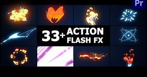 Action Flash FX Overlays | Premiere Pro MOGRT