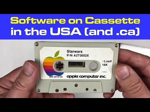 Software on Cassette Tape in USA and Canada - Apple, TRS-80, Atari, PET to Commodore 64