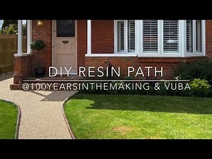 How to/DIY/Step by step resin bound path using Vuba resin kit
