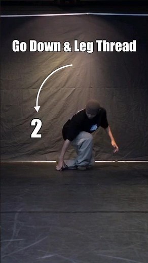 Go down & Leg Thread Tutorial #popping #dance #tutorial