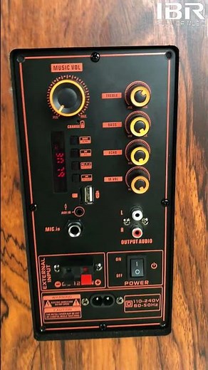 Portable Wireless Speaker | Wooden Retro PA Speaker with Mic Wholesale