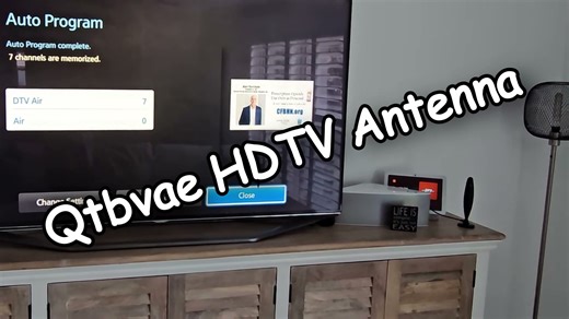 Watch Awesome Qtbvae HDTV Antenna D011AF for Smart TV Review on Amazon Live