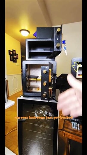 RXDSAFE Large Safe Box with Digital Keypad, Electronic Lock, Smart Alarm System, and Dual Security