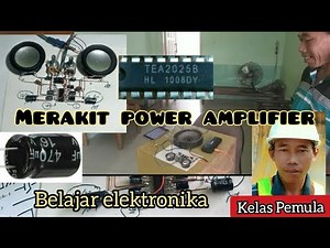 3 watt stereo power amplifier circuit diagram, IC TEA 2025 B