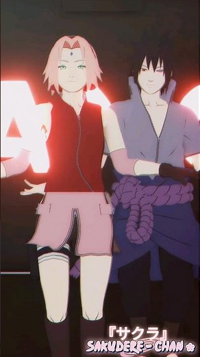 【MMDナルトNARUTO】Yeah—Usher Trend Sakura Haruno & Sasuke Uchiha-SasuSaku #mmd #naruto #sasusaku #shorts
