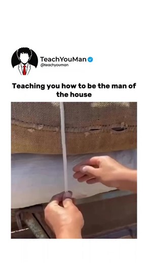 @teachyouman on Instagram: "This is how you can tie a strong and reliable knot — a simple technique that works for daily use. By looping, crossing, and tightening the rope correctly, the knot locks itself under tension. This prevents slipping while still allowing easy release when needed. Good knots depend more on structure than force. Correct loop + proper tightening = secure knot. Safety note: Always check the knot before applying weight or tension. Avoid using damaged ropes or strings. Use th